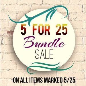 Want a bargain? Bundle and save! Bunch of items marked 5/25